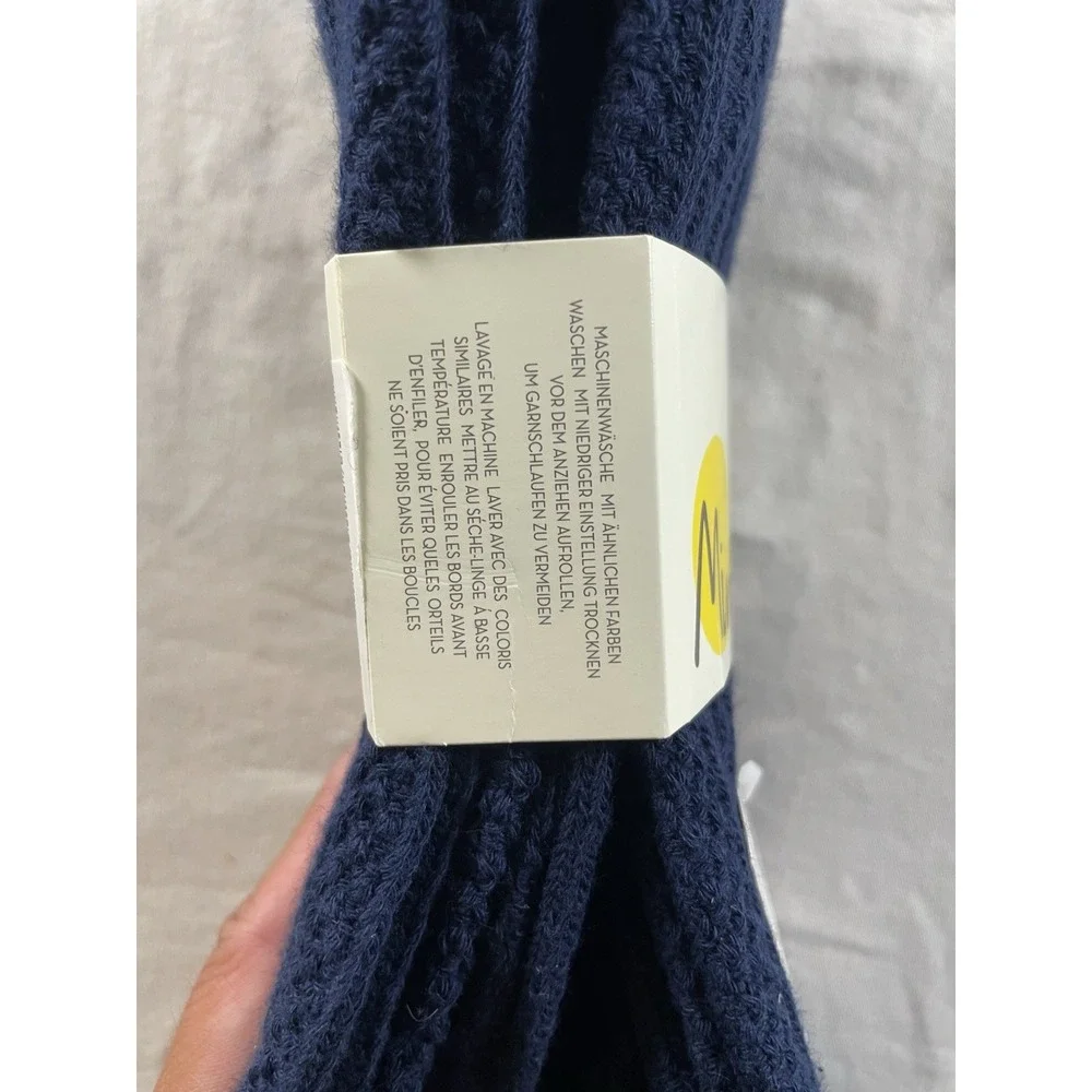 Mini Boden Girls Tights Navy Blue Knit Size 13-14 Classic Preppy Girl School